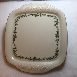 Lenox China Christmas Platter